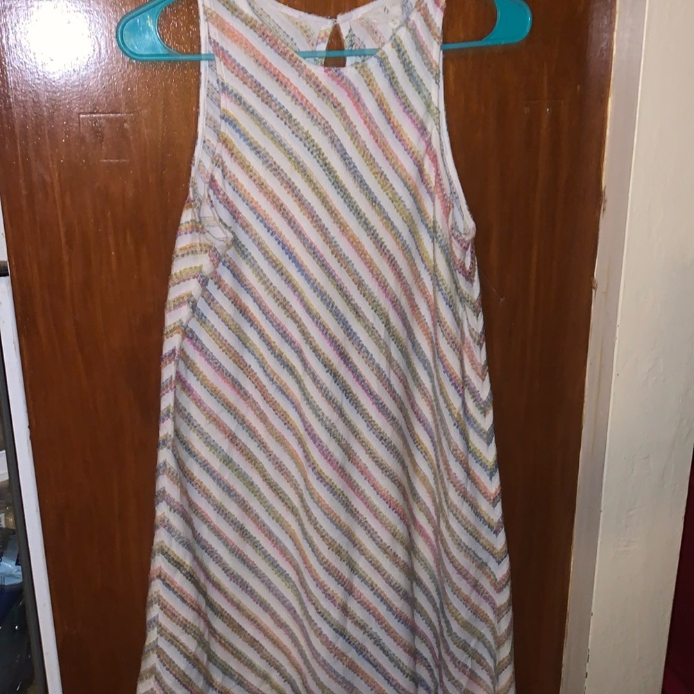 Lou & Grey Rainbow Stripe Swing Dress